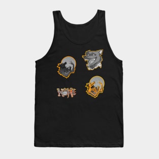 Halloween Werewolf Pack 4 Tank Top